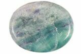 1.8" Polished Rainbow Fluorite Worry Stones - Photo 3